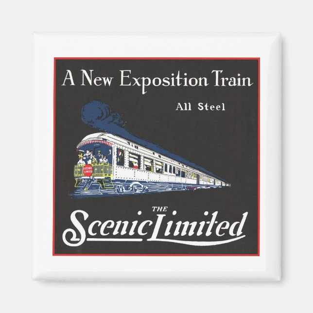 Train pittoresque - Magnet (Devant)