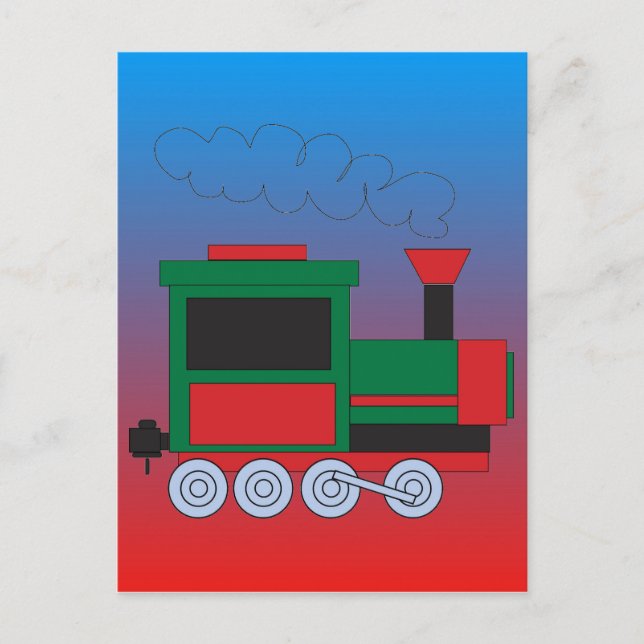 Train Postcard (Front)