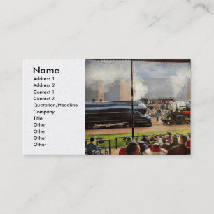 Train - Railroad Pageant 1939 Business Card