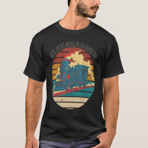 Train Railroad Steam Locomotive Railway Conductor T-Shirt