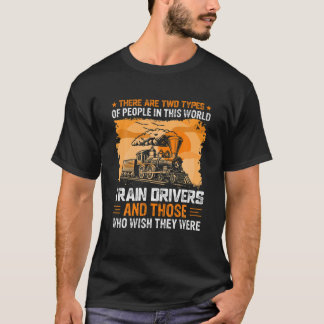Train Railroad Vintage Retro Locomotive Old Model T-Shirt