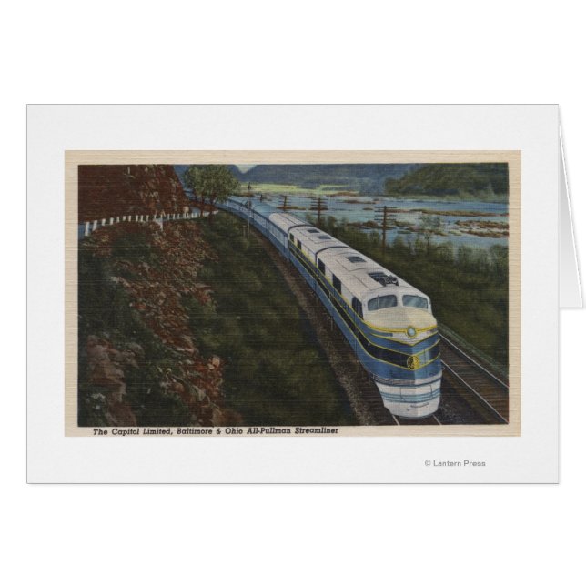 Train- Rationalisation à travers Potomac (Devant horizontal)