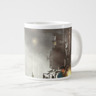 Train - Repair - Smoking section 1942 Large Coffee Mug