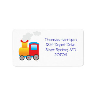 Train Return Address Labels