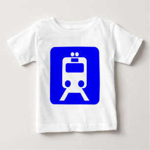 Train Sign - Blue Baby T-Shirt