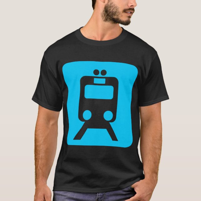 Train Sign - T-Shirt (Front)