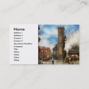 Train Station - Boston & Maine Railroad Depot 1910 Business Card