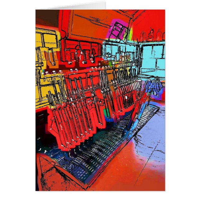 TRAIN STATION CARD (Front)