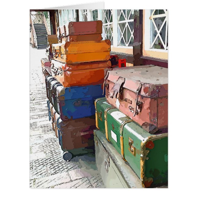 TRAIN STATION CARD (Front)