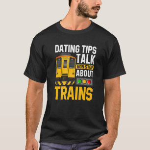 Train Station Graphic Saying With Train 10 T-Shirt