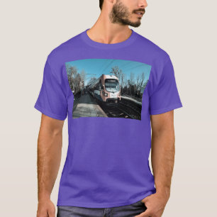 Train Station in Winter 1 T-Shirt