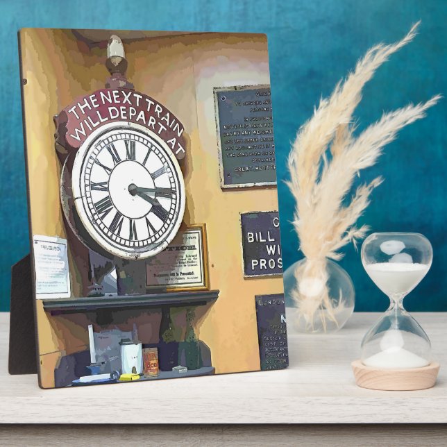 TRAIN STATION PLAQUE (Side)