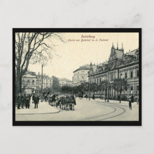 Train Station Post Office, Heidelberg, Germany Vin Postcard