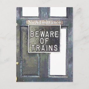 TRAIN STATION POSTCARD