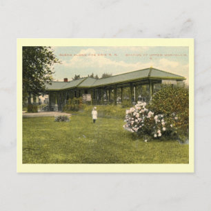 Train Station, Upper Montclair, New Jersey Vintage Postcard