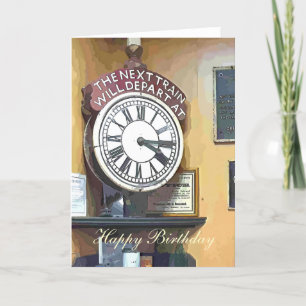TRAIN STATIONS CARD