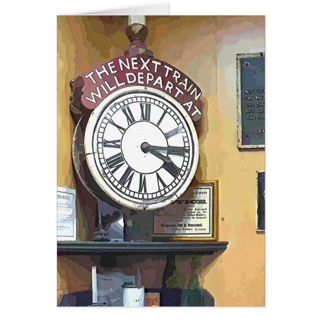 TRAIN STATIONS card (Front)