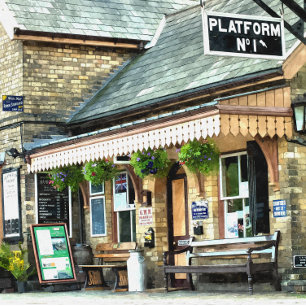 TRAIN STATIONS KITCHEN TOWEL