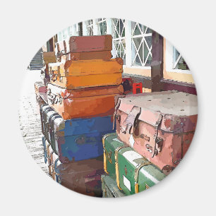 TRAIN STATIONS MAGNET