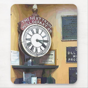 TRAIN STATIONS MOUSE PAD