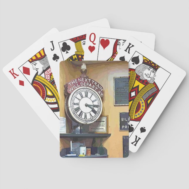 TRAIN STATIONS  PLAYING CARDS (Back)