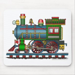 Train Steam Engine Choo Choo Mouse Pad