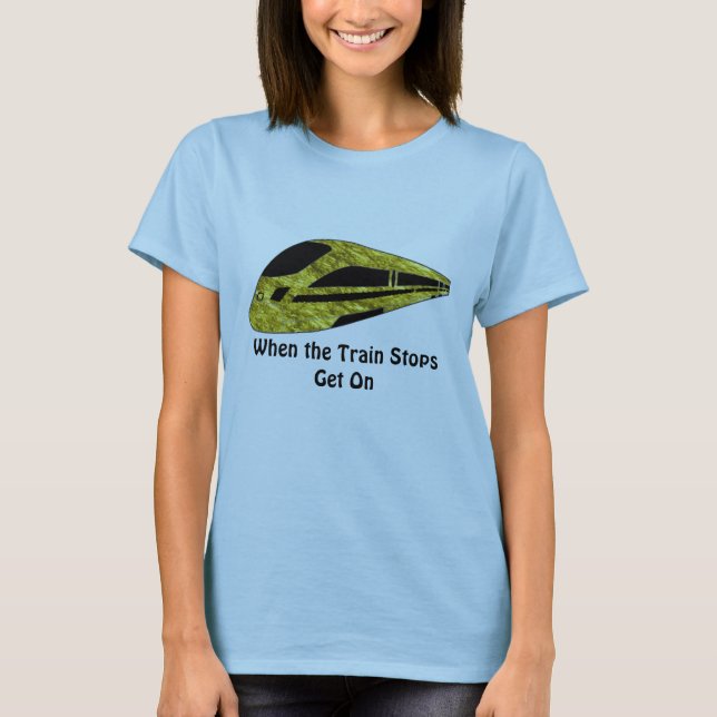 Train Stop Shirt-Womens T-Shirt (Front)