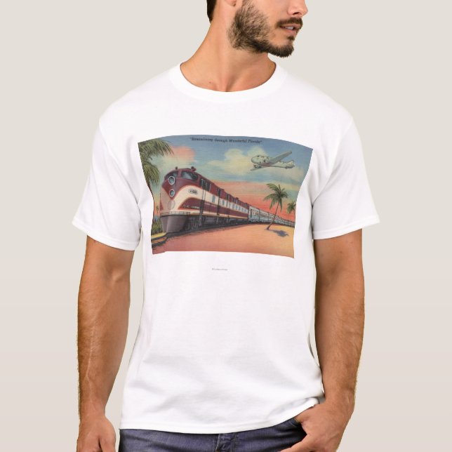 Train- Streamlining through Florida T-Shirt (Front)