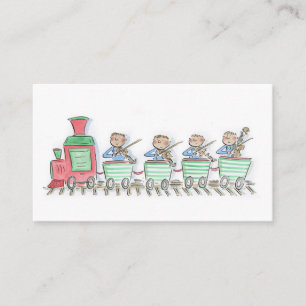 Train String Quartet Business Card