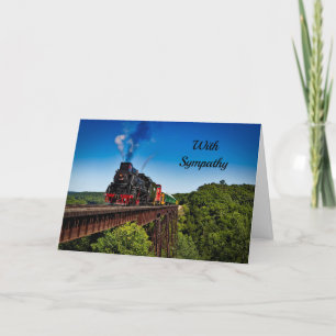Train Sympathy Card