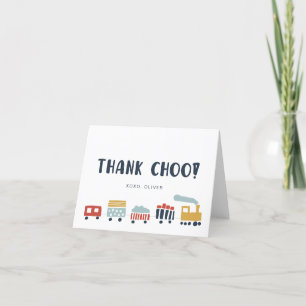 Train Thank You Card • Child Train Thank You Card
