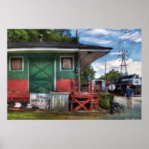 Train - The Train Station Poster