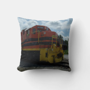 Train Throw Pillow
