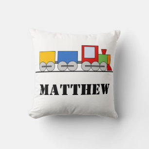 Train Throw Pillow