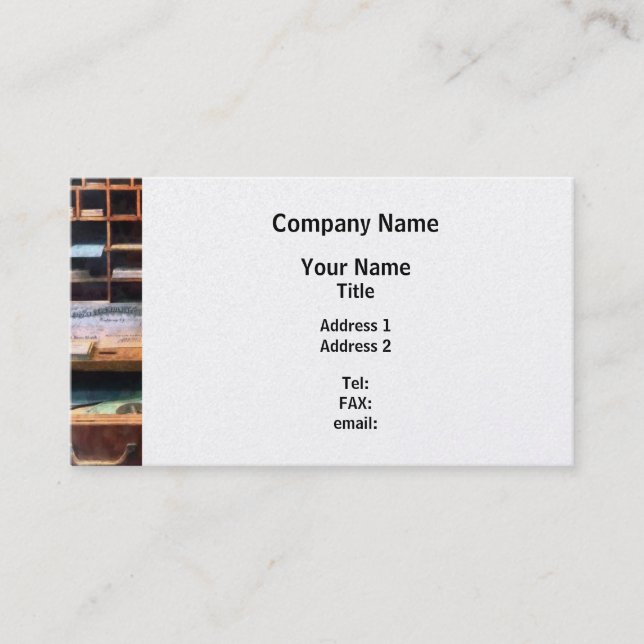 Train Ticket Office - Platinum Finish (Front)