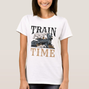 Train Time Model Railroad Railway Hobbyist T-Shirt