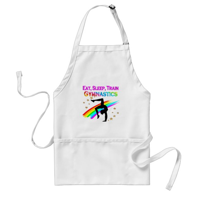 TRAIN TO BE A GYMNASTICS CHAMPION STANDARD APRON (Front)