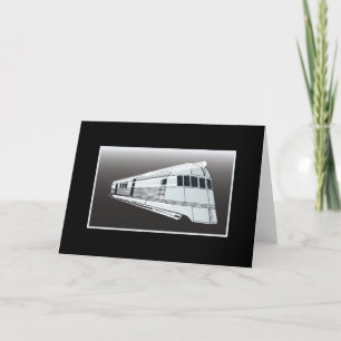 Train To Retirment Greeting Card