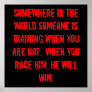 Train to win! poster