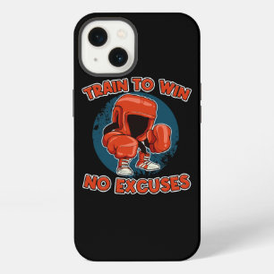 Train To Wins No Excuses Boxing Punching Bag iPhone 13 Case