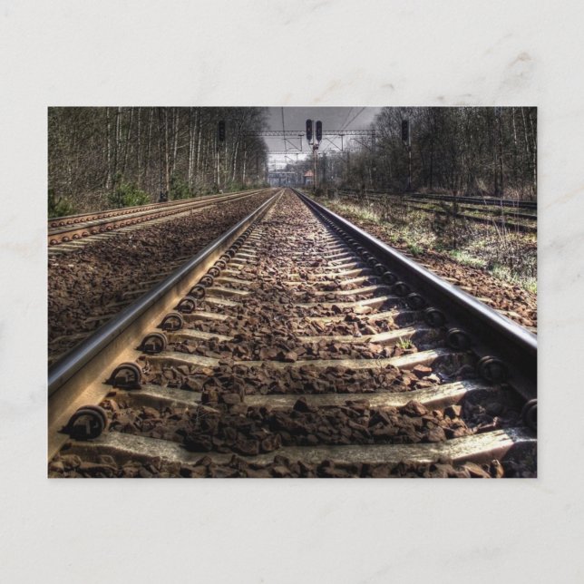 Train Track Postcard (Front)