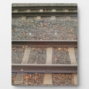 Train Tracks, Railway Plaque