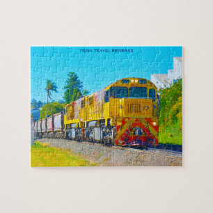 Train Travel Brisbane Jigsaw Puzzle