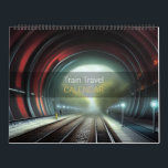 Train Travel Calendar<br><div class="desc">The Train Travel Calendar is fully customizable and a great gift to hand out or just hang in your home or office. Designed by Norman Reutter.</div>