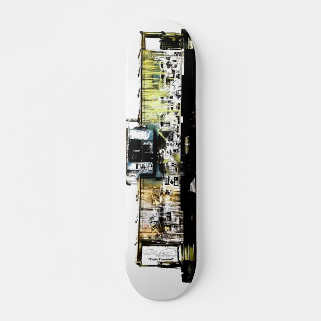 Train Travelled Skateboard (Front)