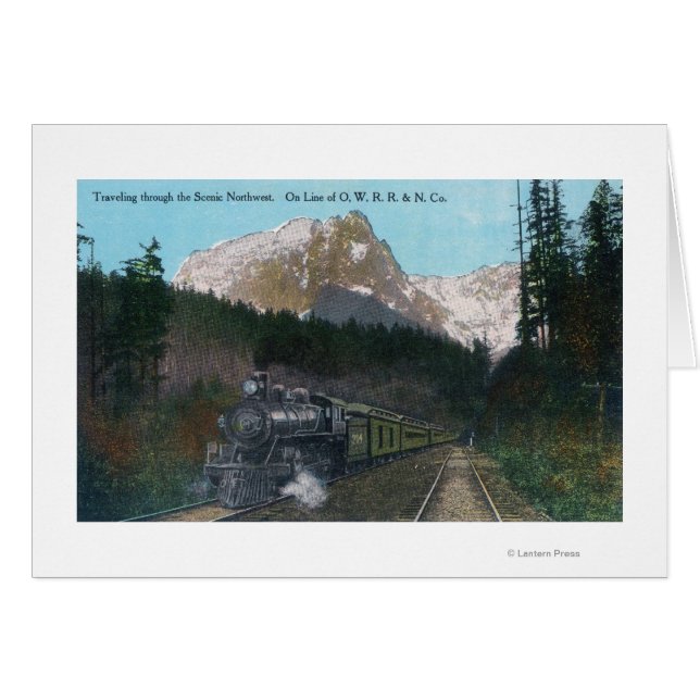 Train Travelling through the Northwest (Front Horizontal)