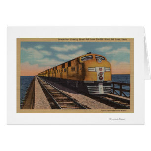 Train- Traverser le Grand Lac Salé, Ogden, Utah