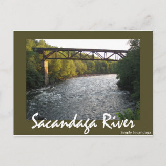 Train Trestle Postcard