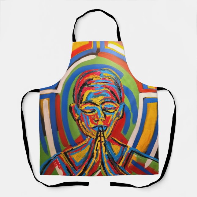 Train Up a Child All-Over Print Apron (Front)