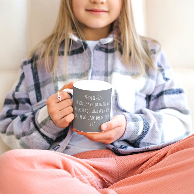 Train Up A Child Bible Quote  Coffee Mug (Creator Uploaded)